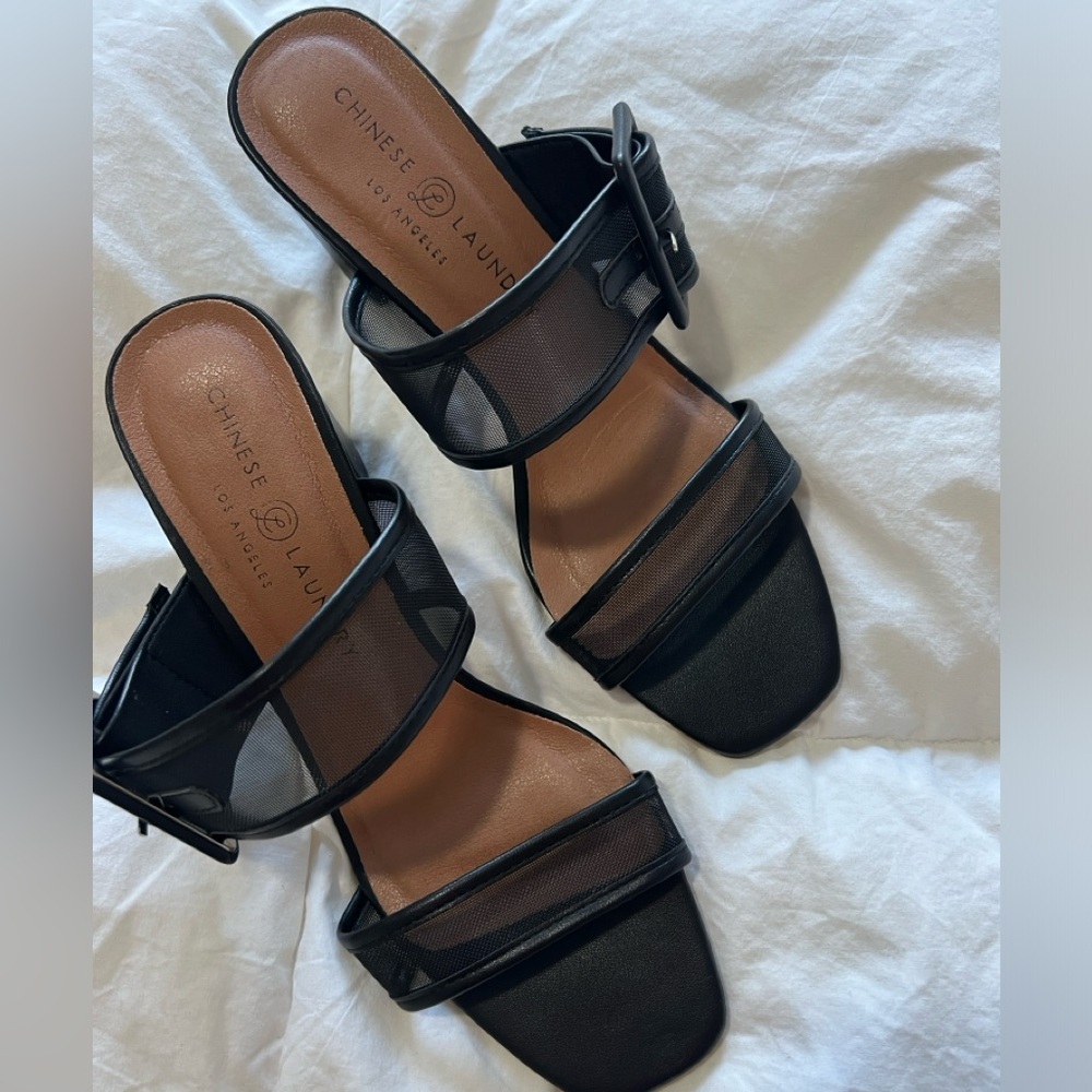 Chinese laundry heels. Black. Size 8